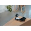 Verbatim Wireless 3-in-1 charging stand WCS-03, Qi, MFi, charging station (black/aluminum, for Apple Watch, iPhone, etc.)