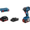 Bosch cordless impact wrench GDR 18V-200 Professional, 18Volt (blue/black, 2x Li-ion battery 4.0Ah, L-case)