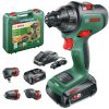 Bosch Cordless Drill AdvancedDrill 18, with attachments (green/black, 2x Li-Ion battery 2.5Ah, case)