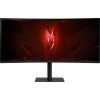 Acer Nitro XV345CURV3, gaming monitor - 34 - black, QHD, VA, USB-C, KVM switch, curved, 180Hz panel