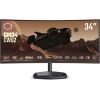 Cooler Master GM34-CWQ2, LED monitor - 34 - black, UWQHD, VA, curved, quantum dot, 180Hz panel