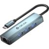 Devia HUB USB-C 3.1 to 4x USB 3.0 Адаптер