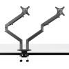 HAGOR HA gas lift arm Medium Dual, monitor holder (dark grey)