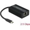DeLOCK Adapter USB-C St> 2.5 Gigabit LAN