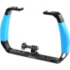 Underwater Diving Rig PULUZ for Action Cameras (Blue)