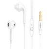 Wired in-ear headphones Vipfan M15, 3.5mm jack, 1m (white)