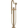 Hansgrohe brīvstāvošā vannas maisītāja AX One virsapmetuma daļa, brushed bronze