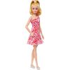 Lalka Barbie Mattel Fashionistas w różowo-czerwonej, kwiecistej sukience (FBR37/HJT02)