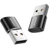 Adapter USB male-female Type-C (2 pieces) Joyroom S-H152 (black)