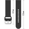 Hurtel Silicone Strap TYS smart watch band universal 22mm black
