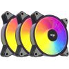 Computer Fan set 3in1 Aigo AR12 ARGB 120x120 (black)