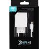 OBAL:ME Настенное зарядное устройство USB-A 10W + кабель USB-A|Lightning 1m Белый