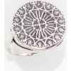 Серебряное кольцо #2101396(POx-Bk), Серебро 925°, оксид (покрытие), Размер: 17.5, 4.2 гр.