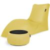 Qubo Combo Pear SOFT LOUNGER + JUST TABLE + JUST TOP Black FIT