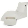 Qubo Combo Jasmine SOFT LOUNGER + JUST TABLE + JUST TOP Wood FIT