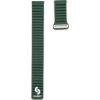 Connect   20mm Flat head Leather - Silicone Loop Magnetic Strap (130mm M/L) Forest Green