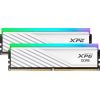 ADATA DDR5 - 64GB - 6000 - CL - 30 (2x 32 GB) dual kit, RAM (white, AX5U6000C3032G-DTLABRWH, Lancer Blade RGB, INTEL XMP, AMD EXPO)
