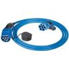 Mennekes charging cable Mode 3, Type 2, 20A, 1PH (blue/black, 7.5 meters)