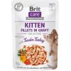 BRIT Care Fillets in Gravy turkey fillets in gravy - wet food for kittens - 85 g