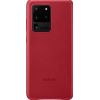 Samsung   Galaxy S20 Ultra Leather Cover Red