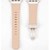 Connect Apple  Watch 42/44/45mm Single loop buckle leather strap Rose pink