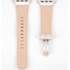 Connect Apple  Watch 42/44/45mm Single loop buckle leather strap Rose pink