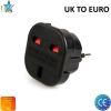 HQ cStrāvas ligzdas pāreja UK (Anglija) 3pin uz Euro standartu 2Pin UK uz EU adapteris (OEM)