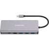 CANYON hub DS-12 13in1 4k USB-C Dark Grey