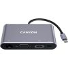 CANYON hub DS-14 8in1 4k USB-C Dark Grey