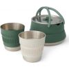 Sea To Summit Salokāms trauku komplekts DETOUR Stainless Steel Kettle Cook Set