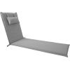 Cushion for chair WICKER 55x195x3cm, grey