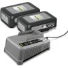 Akumulators Karcher Power+ 18 V; 2x3,0 Ah + ātras uzlādes lādētājs Power+