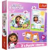 TREFL GABBY´S DOLLHOUSE Puzles komplekts 30 gab + 48 gab + 24 memo
