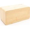 Evelatus EMC01 Digitāls Koka kubs Pulkstenis Modinātājs uzrāda mitrumu temperatūru + USB lādētājs Dzeltens