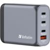 Lādētājs Verbatim Wall Charger 100W Grey