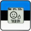 SMART HOME AIR QUALITY SENSOR/BLACK/FLEE AIRV-FLEE AIRVALENT