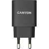 CANYON H-20, PD 20W Input: 100V-240V, Output: 1 port charge: USB-C:PD 20W (5V3A/9V2.22A/12V1.67A) , Eu plug, Over- Voltage ,  over-heated, over-current and short circuit protection Compliant with CE RoHs,ERP. Size: 80*42.3*30mm, 55g, Black