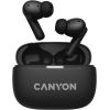 CANYON OnGo TWS-10 ANC+ENC, Bluetooth Headset, microphone, BT v5.3 BT8922F, Frequence Response:20Hz-20kHz, battery Earbud 40mAh*2+Charging case 500mAH, type-C cable length 24cm,size 63.97*47.47*26.5mm 42.5g, Black