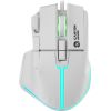 CANYON Fortnax GM-636, 9keys Gaming wired mouse,Sunplus 6662, DPI up to 20000, Huano 5million switch, RGB lighting effects, 1.65M braided cable, ABS material. size: 113*83*45mm, weight: 102g, White
