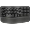 LOGITECH Wave Bluetooth ergonomic keyboard - GRAPHITE - NORDIC