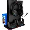 CANYON CS-5, PS5 Charger stand, with RGB light, 315*185*28mm, with 23CM+0.5cm cable, 475±10g, Black
