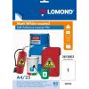 Lomond PET Laserjet Film Self Adhesive White-coated Matte A4, 25 sheets