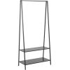 Drēbju statīvs SEAFORD 77x37xH165cm, melns
