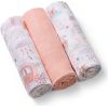 Babyono Muslīna autiņu komplekts SUPER SOFT (3 gab.) 348/11 pink
