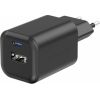 Swissten Travel Tīkla Lādētājs GaN USB-C / PD USB-A / 18W QC / 45W