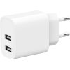 CHARGER USB UNIVERSAL WHITE/2P TA-UC-2A12-01 GEMBIRD