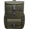 HP Modular 15.6 Backpack, 3-in-One (RFID Pouch, Backpack, Sleeve), Water Resistant with Rain Cover, Cable Pass-through, 27 Liter Capacity - Dark Olive Green / 9J496AA