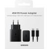 Samsung PD 45W Type-C Wall Charger (with cable) new Black