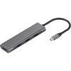 Extradigital Aдаптер USB Type-C - 4 x USB 3.0