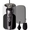 PHILIPS SP9872/15 Shaver Prestige series 9000 Elektriskais skuveklis mitrai un sausai skūšanai, melns